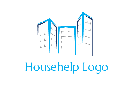 abstract building logo