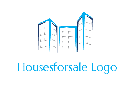 abstract building logo