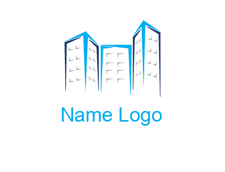 abstract building logo
