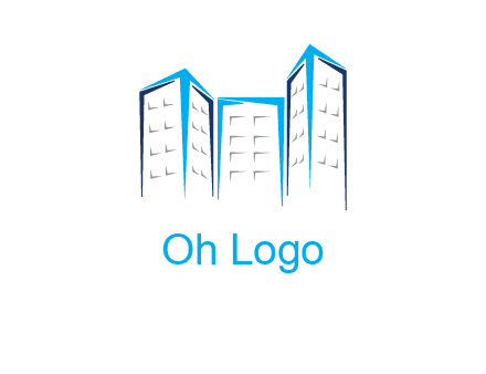 abstract building logo