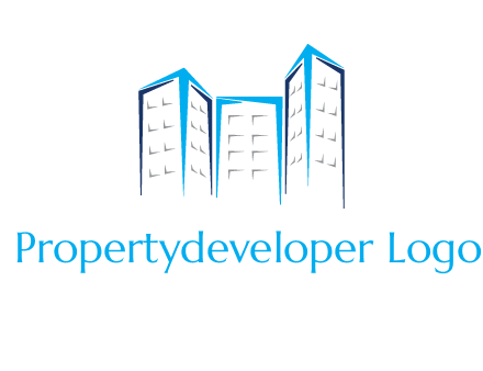 abstract building logo