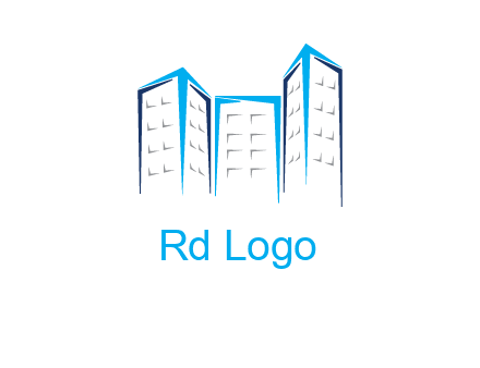 abstract building logo