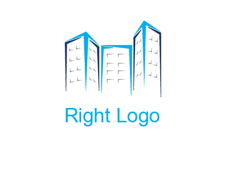 abstract building logo