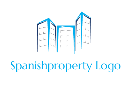 abstract building logo