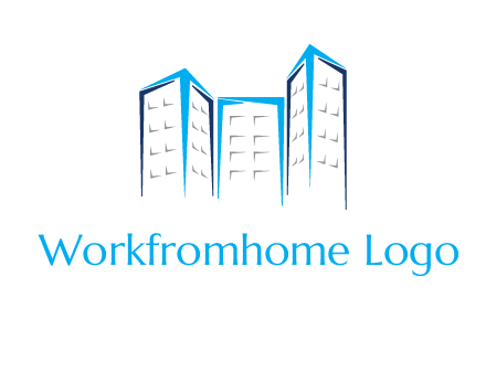 abstract building logo