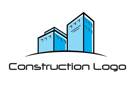 abstract buildings logo