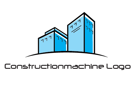 abstract buildings logo