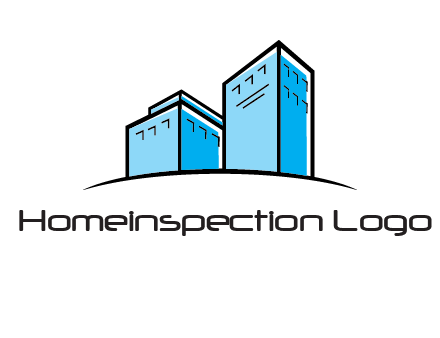 abstract buildings logo