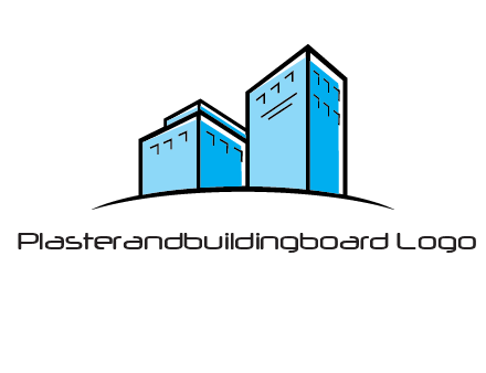 abstract buildings logo