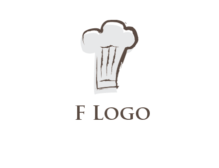 abstract chef cap icon
