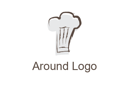 abstract chef cap icon