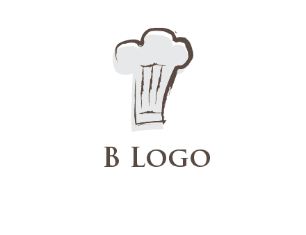 abstract chef cap icon