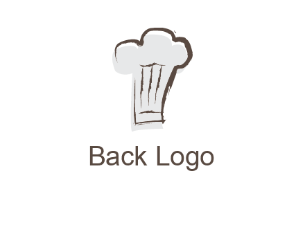 abstract chef cap icon
