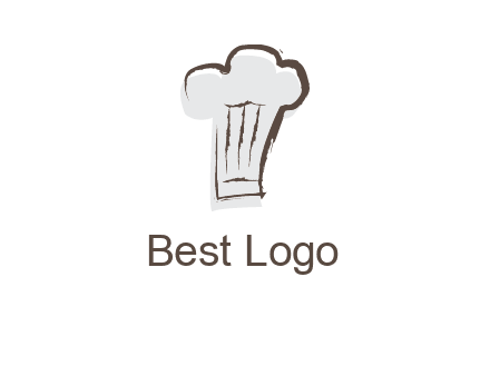 abstract chef cap icon