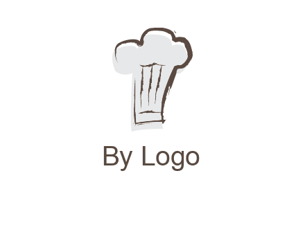 abstract chef cap icon