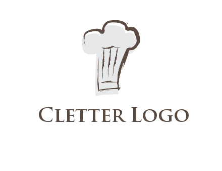 abstract chef cap icon
