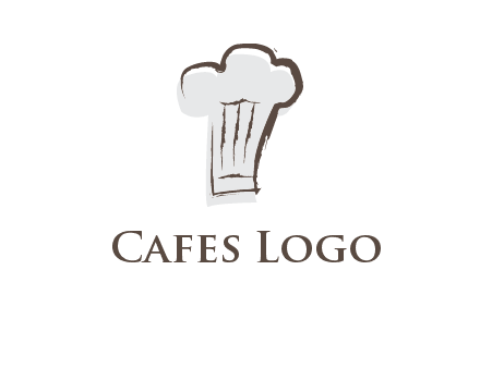 abstract chef cap icon