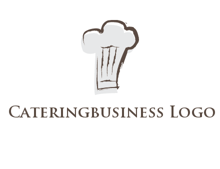 abstract chef cap icon