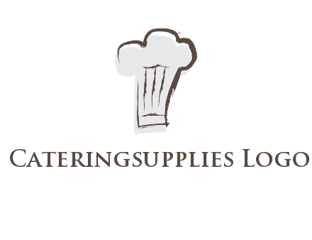 abstract chef cap icon