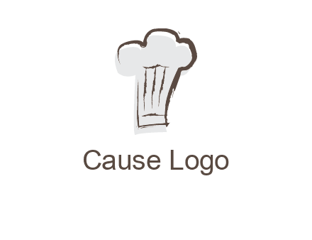 abstract chef cap icon