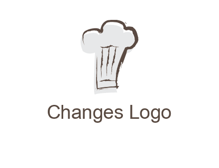 abstract chef cap icon
