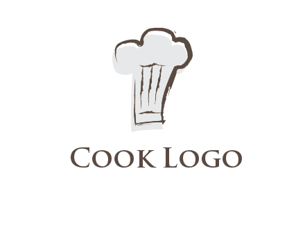abstract chef cap icon