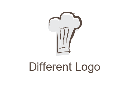 abstract chef cap icon