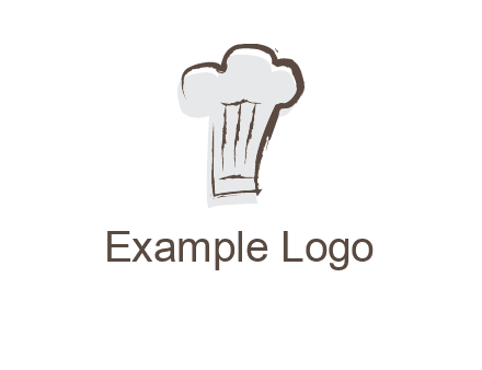 abstract chef cap icon