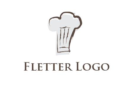 abstract chef cap icon