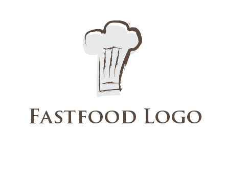 abstract chef cap icon