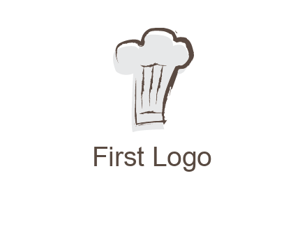 abstract chef cap icon