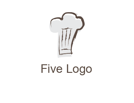 abstract chef cap icon