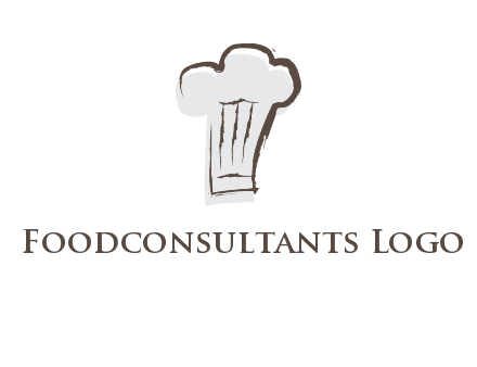 abstract chef cap icon