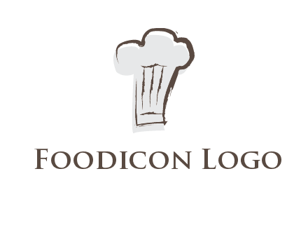 abstract chef cap icon