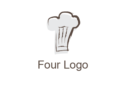 abstract chef cap icon