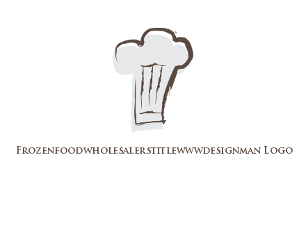 abstract chef cap icon