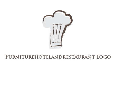 abstract chef cap icon