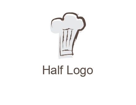 abstract chef cap icon