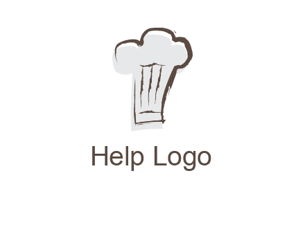abstract chef cap icon