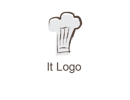 abstract chef cap icon