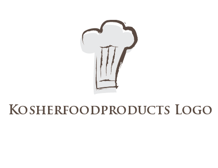 abstract chef cap icon