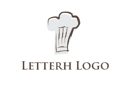 abstract chef cap icon