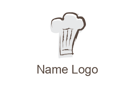 abstract chef cap icon