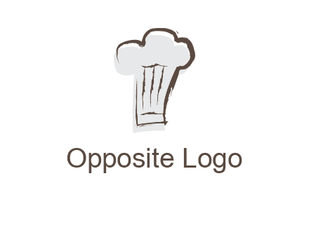abstract chef cap icon