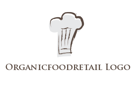 abstract chef cap icon