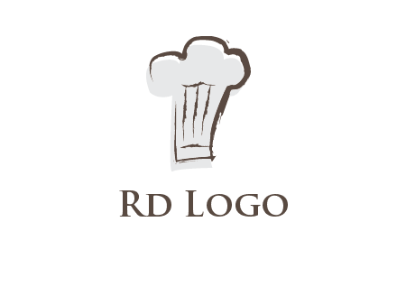 abstract chef cap icon