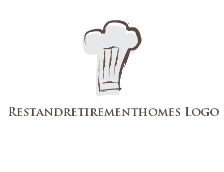 abstract chef cap icon