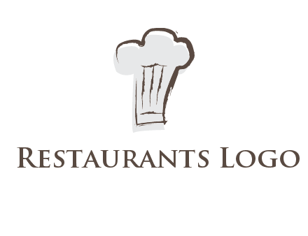 abstract chef cap icon