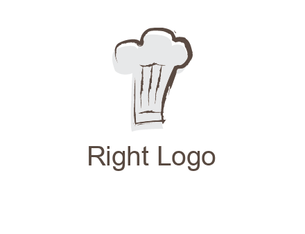 abstract chef cap icon