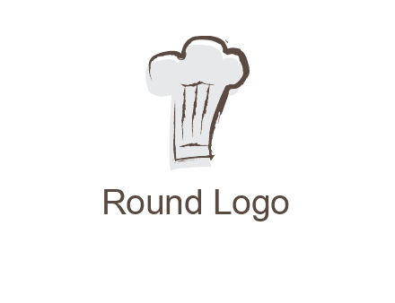 abstract chef cap icon